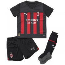 22-23 AC Milan Home Jersey Kids Full Kit