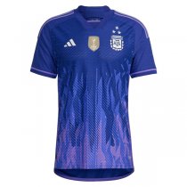 2022 Argentina Champion Version Away Jersey Third Star (Player Version)