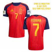 2026 Spain Home World Cup Final Jersey Ferran 7
