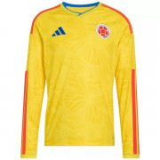 2026 Colombia Home World Cup Long Sleeve Jersey 2026 Colombia Home World Cup Long Sleeve Jersey