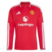 26-27 Manchester United Home Long Sleeve Jersey (Player Version)