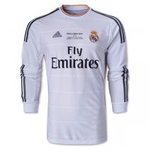 13-14 Real Madrid UCL Final LS Home Retro Jersey Shirt