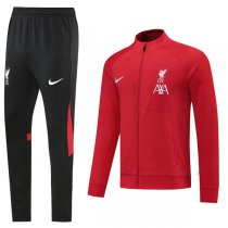 22-23 Liverpool Red Full Zip Tracksuit