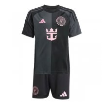 25-26 Inter Miami Away Black Kids Kit