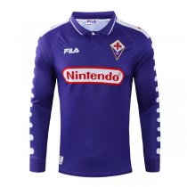 1998-1999 Fiorentina Home Long Sleeve Retro Football Shirt