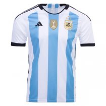 2022 Argentina Champion Version Home Jersey Third Star