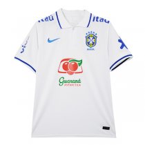 22-23 Brazil White Pre Match Polo Shirt