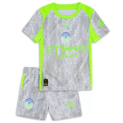 25-26 Manchester City Third Jersey Kids Kit