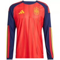 2026 Spain Home World Cup Jersey Long Sleeve (Player Version)