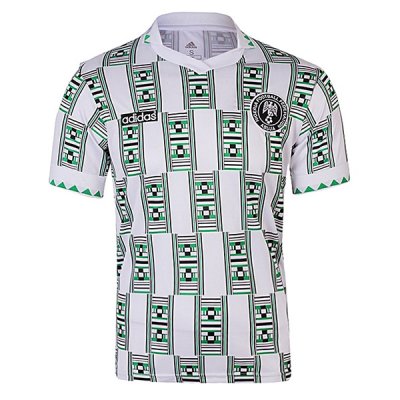 1994 Nigeria World Cup Away White Retro Jersey