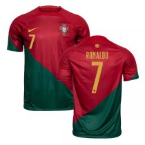 2022 Portugal Home World Cup Jersey Ronaldo #7