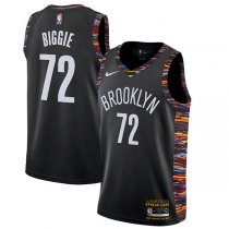 Brooklyn Nets Biggie Swingman Black Jersey – City Edition