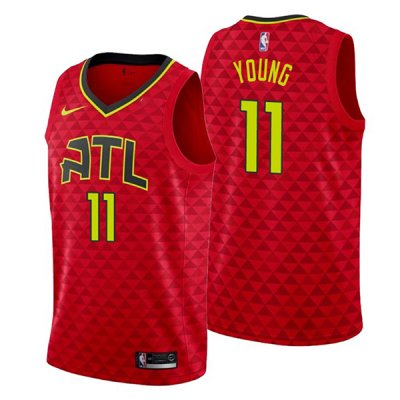 Atlanta Hawks Trae Young Red Basketball Jersey