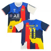 2526 Neymar JR Career Santos Al-Hilal Special Jersey
