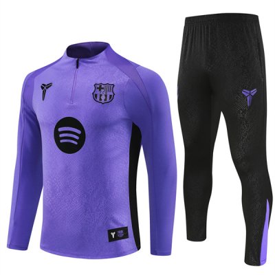 25-26 Barcelona X Kobe Bryant Puple Training Suit Kit