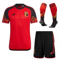 2022 Belgium Home World Cup Jersey Men Full Kit