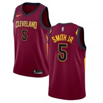 Men’s Cleveland Cavaliers J.R. Smith #5 Wine Swingman Jersey