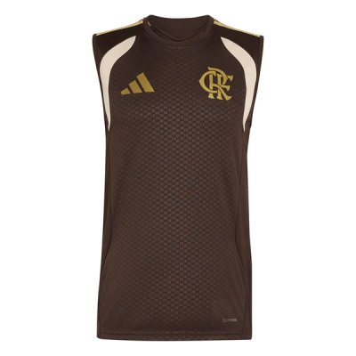 25-26 Flamengo Pre-Match Singlet Brown