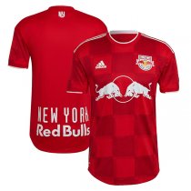 22-23 New York Red Bulls Away Red Authentic Jersey (Player Version)