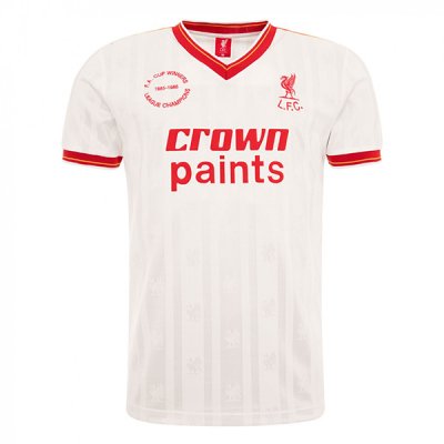 1985-1986 Liverpool Third White Retro Jersey
