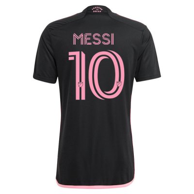 2023 Inter Miami Away Black Jersey Messi 10 Print