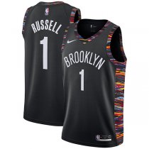 Brooklyn Nets D’Angelo Russell Black Swingman Jersey – City Edition
