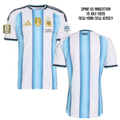 2026 Argentina Home World Cup Final Jersey (Player Version)