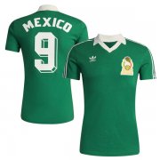 1986 Mexico Home Retro Jersey Print Mexico #9