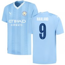 23-24 Manchester City Home HAALAND #9 UCL Printing Jersey