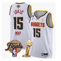 Denver Nuggets Nikola Jokic #15 NBA Final MVP Jersey