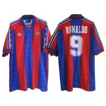 1996-1997 Barcelona Home Retro Jersey RONALDO #9 Shirt