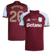 25-26 Aston Villa Home Europa League Winners Jersey