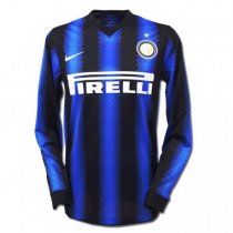 2010-2011 Inter Milan Long Sleeve Home Retro Jersey