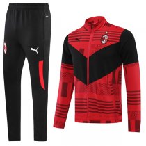 22-23 AC Milan Red&Black Full Zip TrackSuit