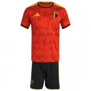 2026 Belgium Home World Cup Jersey Kids Kit