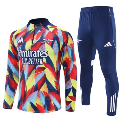 25-26 Arsenal Yellow Red Camouflage Training Suit Kit