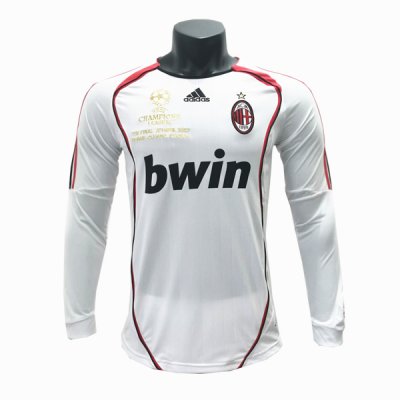 06-07 AC Milan Away UCL Final Long Sleeve Retro Jersey