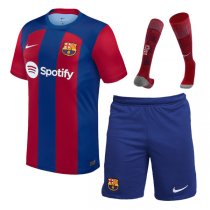 23-24 Barcelona Home Men Full Kit