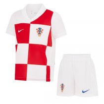 2024 Croatia Home Jersey Kids Kit