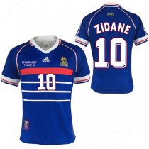 1998 World Cup France Retro Home Final Jersey