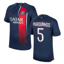 23-24 PSG Home Replica Jersey MARQUINHOS 5 Print