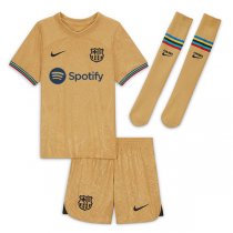 22-23 Barcelona Away Kids Full Kit