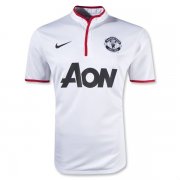 12-13 Manchester United Away Retro White Jersey