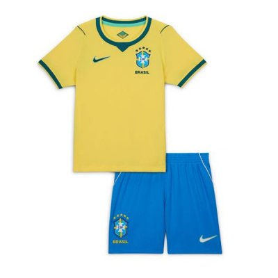 2026 Brazil Home World Cup Jersey Kids Kit