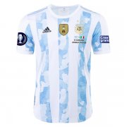 2022 Argentina Home Finalissima Jersey Full Patch ( Player Version)