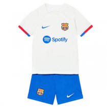 23-24 Barcelona Away Jersey Kids Kit