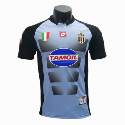 2002-2003 Juventus Goalkeeper Grey Retro Jersey Shirt