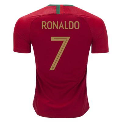 2018 World Cup Portugal Home Ronaldo 7# print