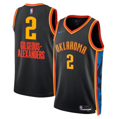 24-25 Oklahoma City Thunder Shai Gilgeous-Alexander #2 City Edition Jersey