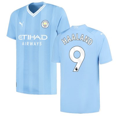 23-24 Manchester City Home Jersey HAALAND 9 Printing